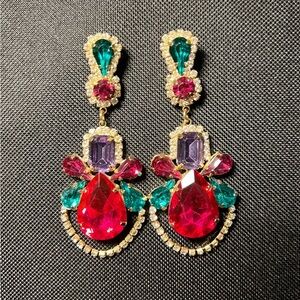 Elegant Multicolor Statement Earrings
